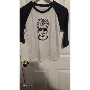 Large Youth Baseball Shirt Kansas City Chiefs Patrick Mahomes White/black Shirt